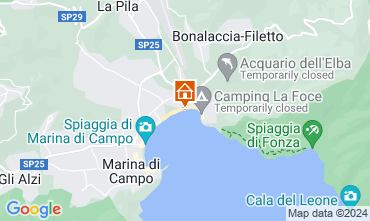 Map Campo nell'Elba Apartment 95820
