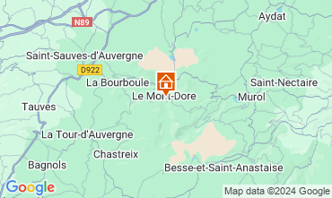 Map Le Mont Dore Apartment 30368