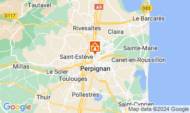 Map Perpignan House 111870