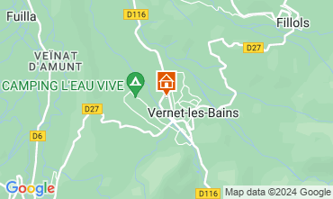 Map Vernet les Bains Villa 127709