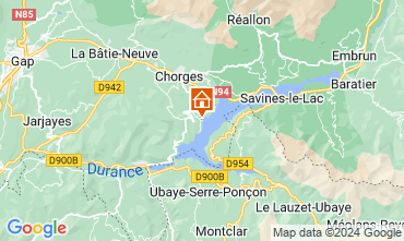 Map Savines-le-Lac Mobile home 126003