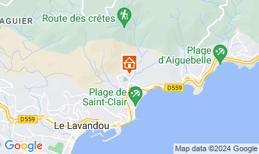 Map Le Lavandou Villa 128457