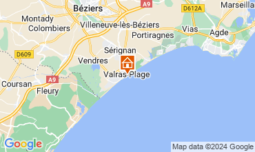 Map Valras-Plage Studio 78031