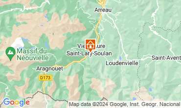 Map Saint Lary Soulan Apartment 4482