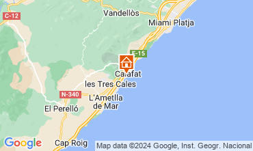 Map L'Ametlla de Mar Villa 121815
