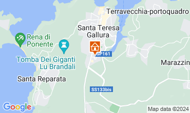 Map Santa Teresa di Gallura Apartment 99068