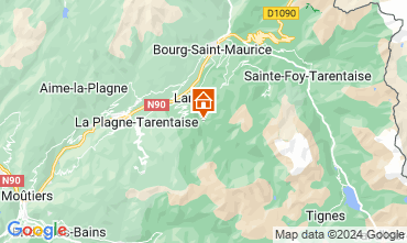 Map Peisey-Vallandry Chalet 126215