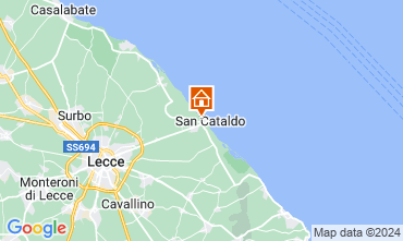 Map Lecce B&B 103395