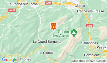 Map Le Grand Bornand Apartment 95442