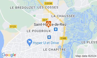 Map Saint Hilaire de Riez Apartment 115870