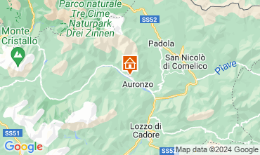 Map Auronzo di Cadore Apartment 67023