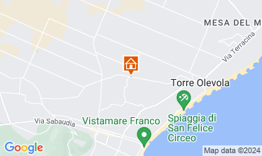 Map San Felice Circeo Villa 90918