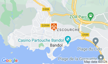 Map Bandol Apartment 24782