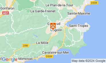 Map Cogolin Villa 123324