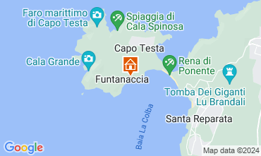 Map Santa Teresa di Gallura Villa 90063
