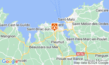 Map Dinard Apartment 129130