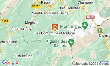 Map Les Contamines Montjoie Chalet 17282