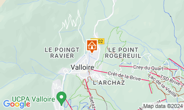 Map Valloire Apartment 107444