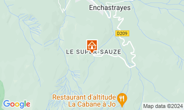 Map Le Sauze Studio 79508