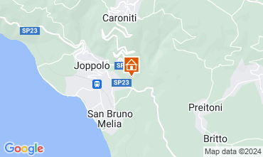 Map Tropea Villa 127292