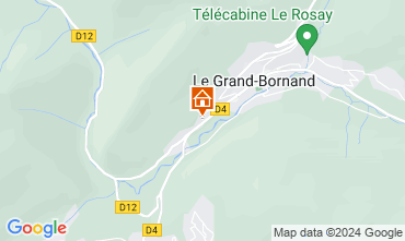 Map Le Grand Bornand Apartment 122783