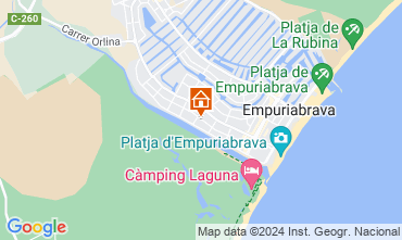 Map Empuriabrava Villa 119891