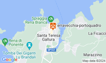 Map Santa Teresa di Gallura Apartment 99026