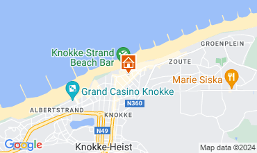 Map Knokke-le-Zoute Apartment 125260