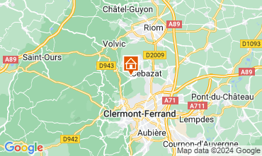Map Clermont-Ferrand Villa 122624