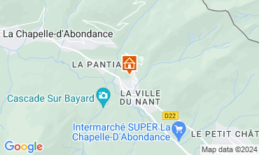 Map La Chapelle d'Abondance Chalet 600