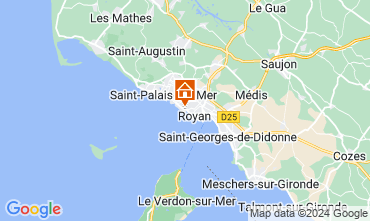 Map Vaux sur Mer Apartment 57898