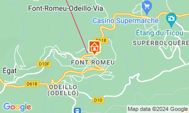 Map Font Romeu Apartment 91444