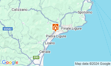 Map Pietra Ligure Apartment 95260