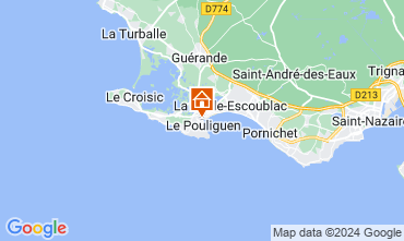 Map Le Pouliguen Apartment 67931