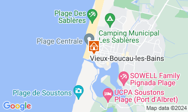 Map Vieux Boucau Apartment 123764