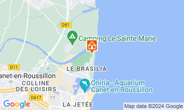 Map Canet-en-Roussillon Mobile home 128155