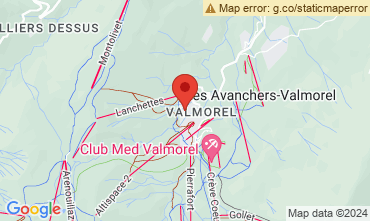 Map Valmorel Apartment 80119