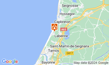 Map Labenne Ocan Mobile home 122652