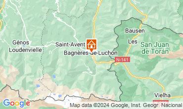 Map Bagnres-de-Luchon Villa 117160