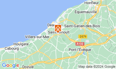 Map Deauville Mobile home 17224