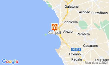 Map Gallipoli Apartment 128653