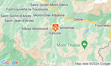 Map Valloire Apartment 79846