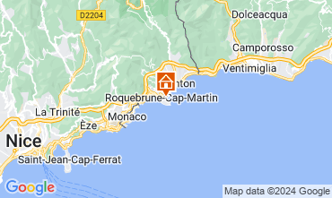Map Roquebrune Cap Martin Apartment 128741
