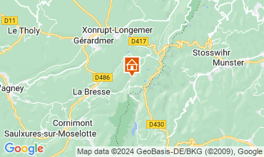 Map La Bresse Hohneck Chalet 4543