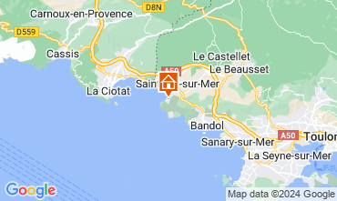 Map Saint Cyr sur Mer Studio 10292
