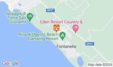 Map Ugento - Torre San Giovanni Villa 127627