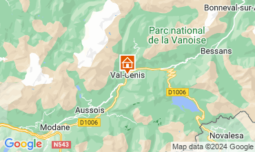 Map Termignon la Vanoise Self-catering property 3326