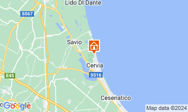 Map Milano Marittima Apartment 105773