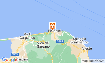 Map Peschici Apartment 89546