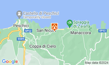 Map Peschici Villa 47035